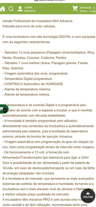 Brinsea MINI Advance Pro