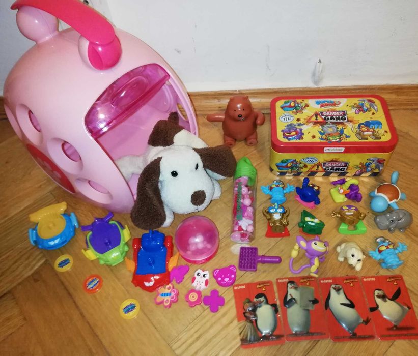 Piesek w budce + Karty edukacyjne + figurki - zestaw Tanio