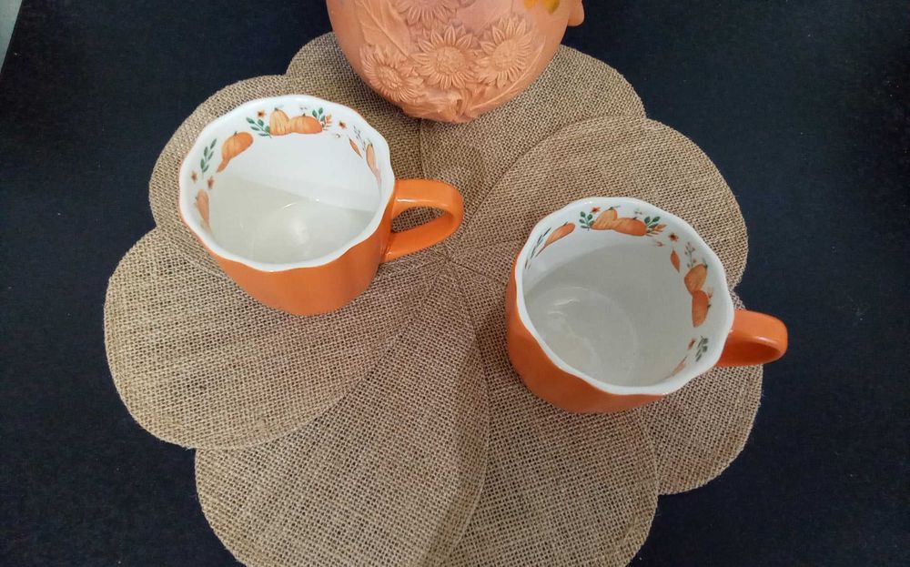 Dwa kubki dynie kolekcja jesienna Sinsay 400ml