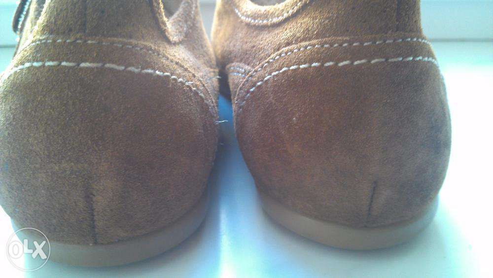 buty ZARA - dziecięce - zamsz - skóra