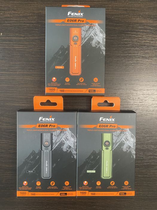 Наключний ліхтар Fenix E06R PRO