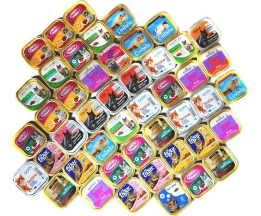 Tacki dla kota 34szt mix