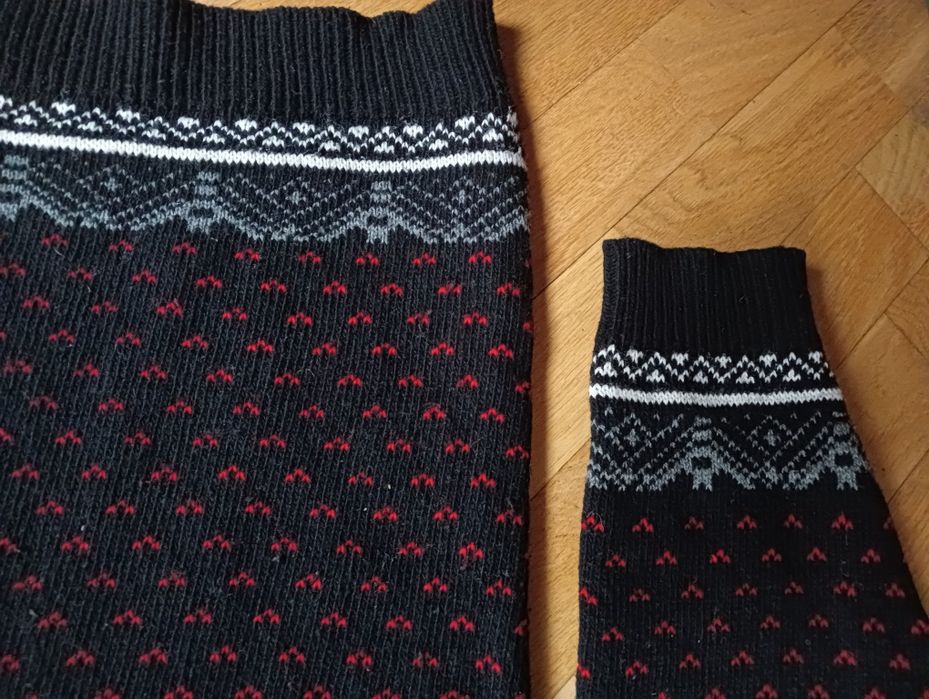 Męski sweter wełniany XL/XXL Tyroll Alpy wełna Norway woll