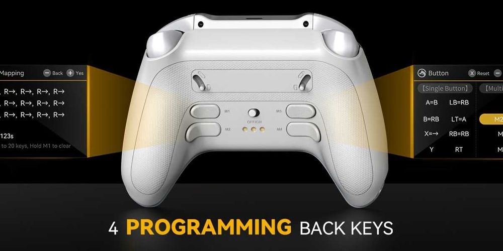 Controlo de jogos sem fios  para IOS/PC/Switch/Android/Steam ñ p. ps5