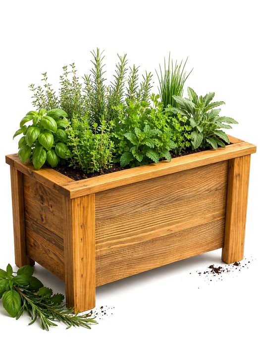 Floreiras de Madeira Artesanais | Ideais para Jardim ou Varanda