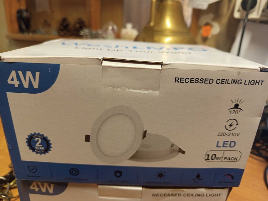 Komplet opraw ledowych oczko sufitowe 10szt Nowe!