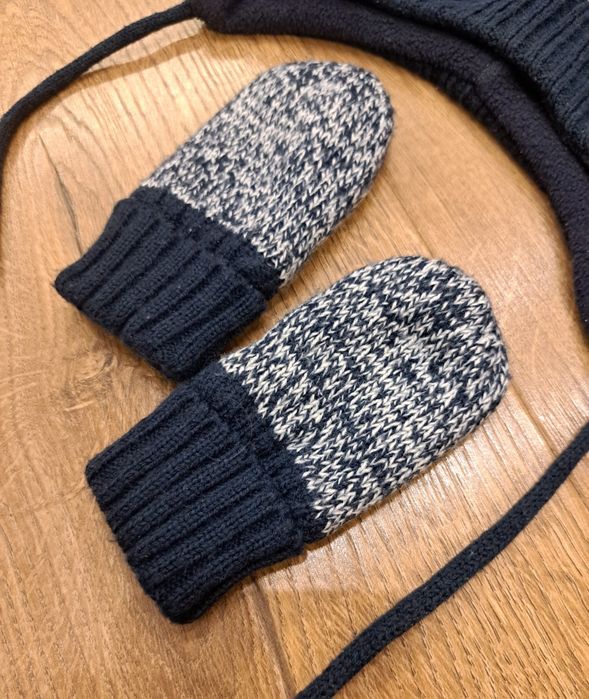 Zestaw czapka i rekawiczki H&M 74/80