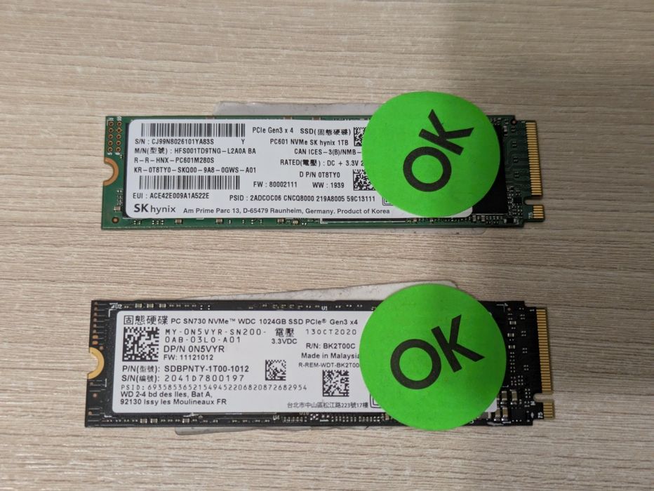 Ssd  NVME M.2  512gb 1024gb