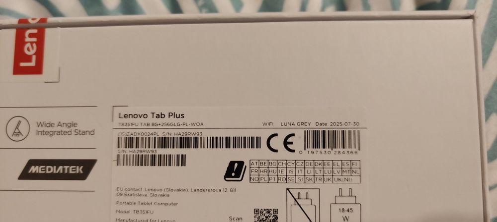 Tablet Lenovo TAB Plus 8/256