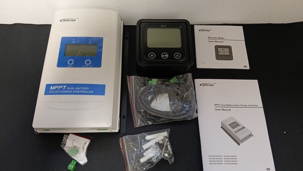 Epever regulator MPPT z panelem sterującym