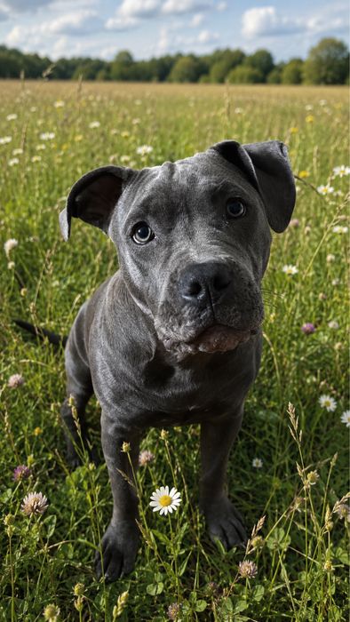 Amstaff amerykański staffordshire blue