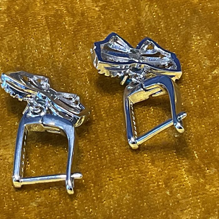 Brincos prata 925 camp.2,2 cm