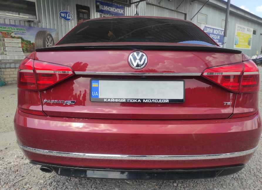 Спойлер лип Джетта 6 Гольф 4 5 Пассат b 7 6 5 CC VW крышку багажника ...