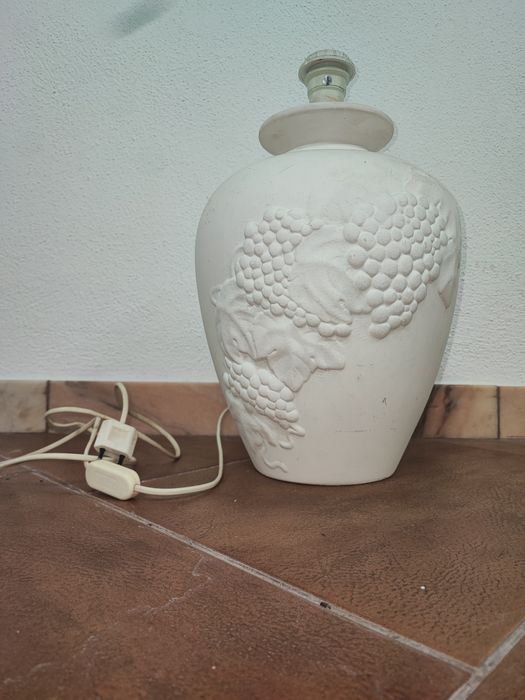 Candeeiro em cerâmica