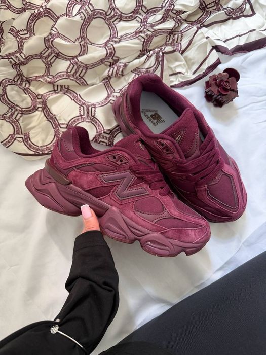 New Balance 9060 Burgundy жіночі кросівки ню беланс 9060 бордові | Тренд сезону