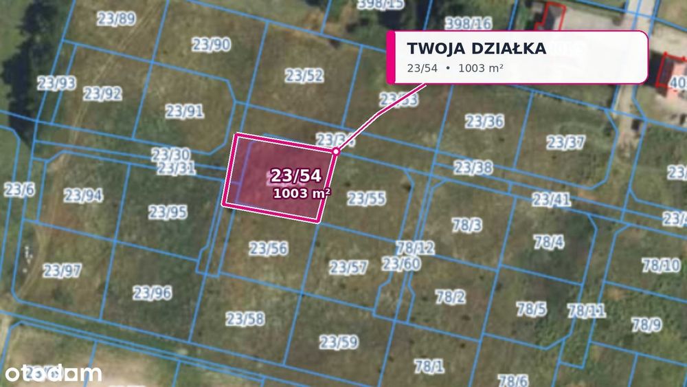 Dzialka 1003 m2 w Wilkaskach kolo Gizycka 149 900 zl