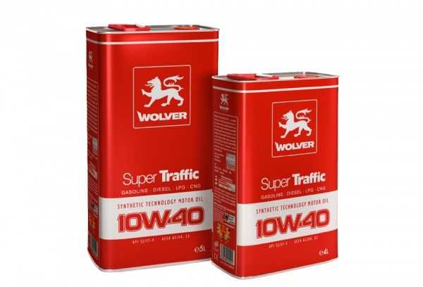 WOLVER 10w-40 Super Traffic 4/5 л моторное масло