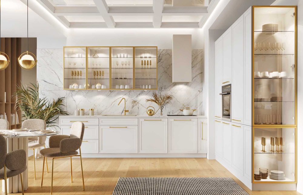 Meble kuchenne LILIANA - kuchnia pod wymiar - LAKIER rabat -20%