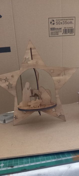 Presépio estrela 25cm
