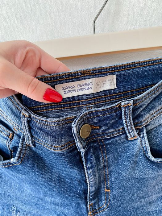 Женские синие джинсы Zara