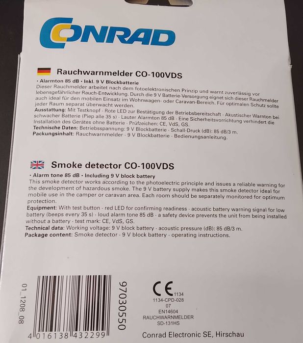 Detetores de fumo