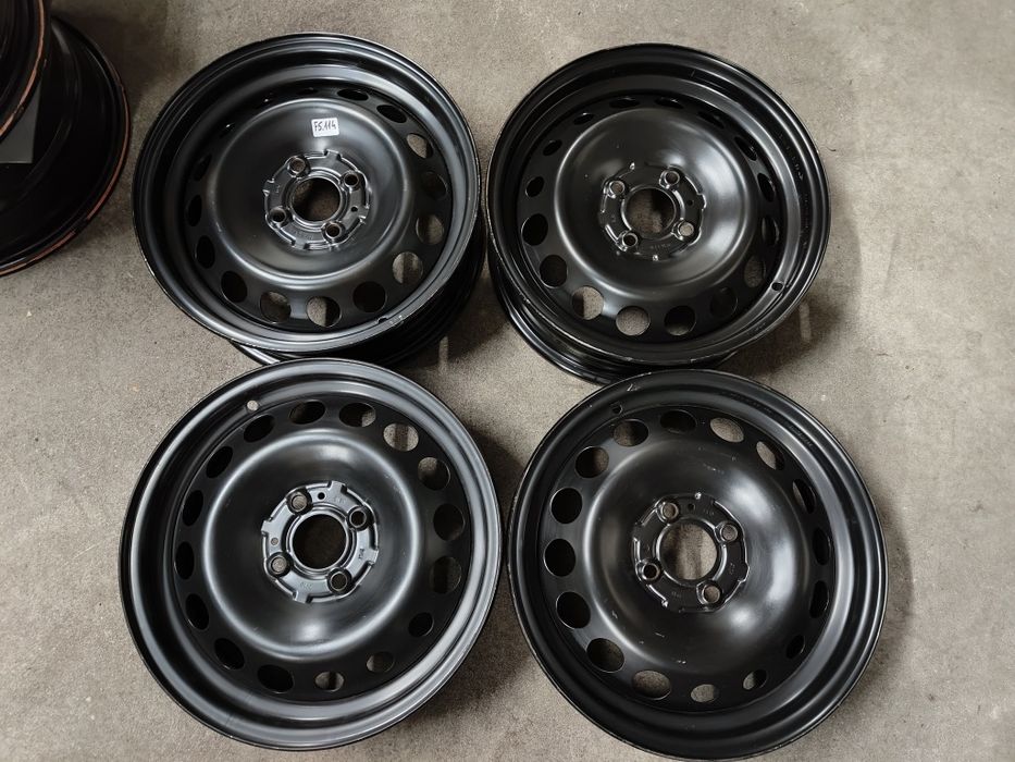 Felgi stalowe 15” 5–5,5J 4x100 ET38/ET36 Renault Twingo Komplet FS114