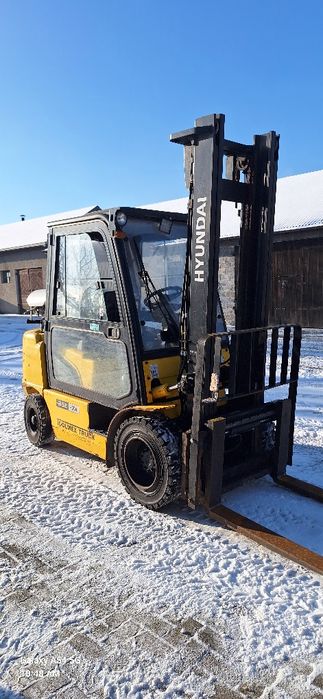 HYUNDAI 35  kabina OGRZEWANA przesuw wózek widłowy widlak toyota linde