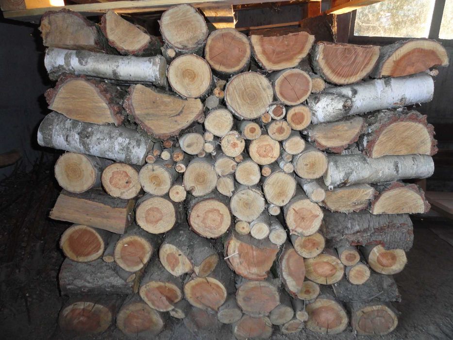 Drzewo opałowe brzoza,czeremcha,suche 2 letnie