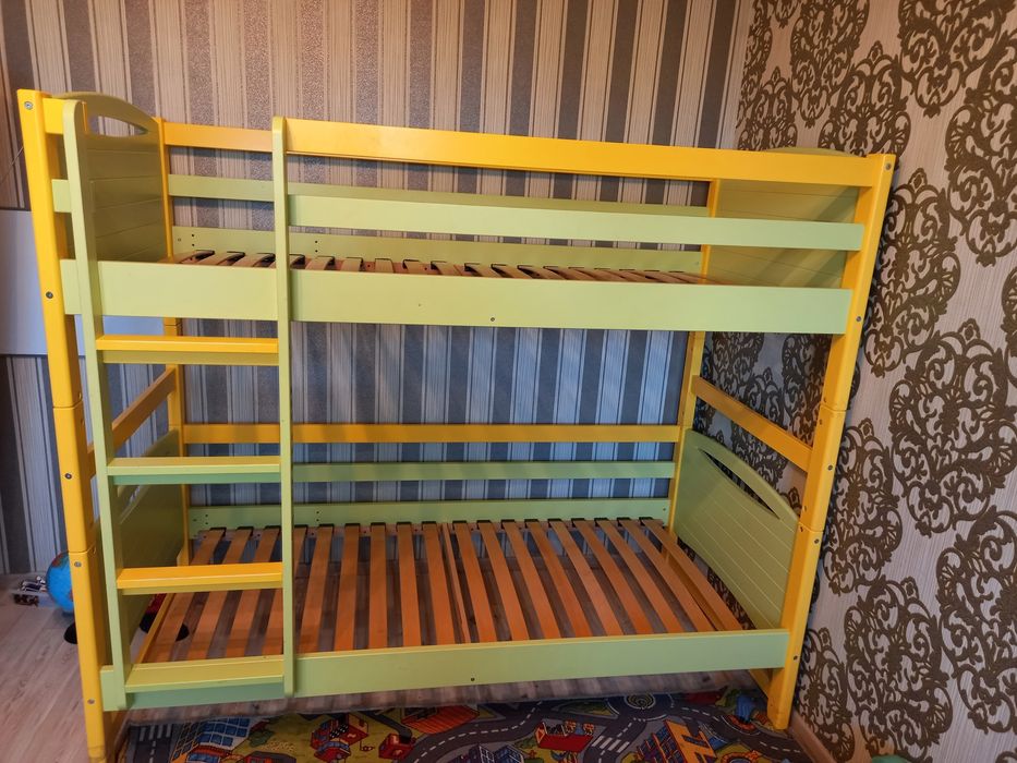 Детская двухъярусная кровать 90х190