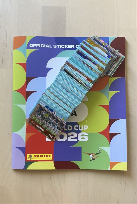 Mais de 450 Cromos diferentes + Caderneta Mundial 2026 Copa do Mundo Fifa World Cup Panini