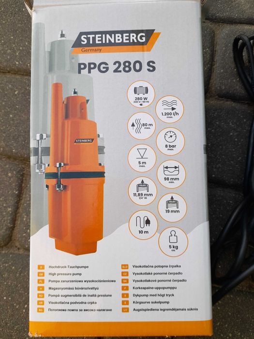 Pompa wodna, do czystej wody niemiecka Steinberg Nowa Gwarancja