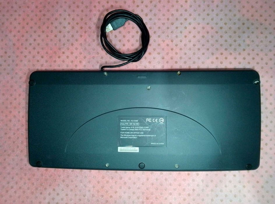 Клавиатура HAVIT HV-KB378 USB Black / Genius KU-0368 USB Silver - 2 шт