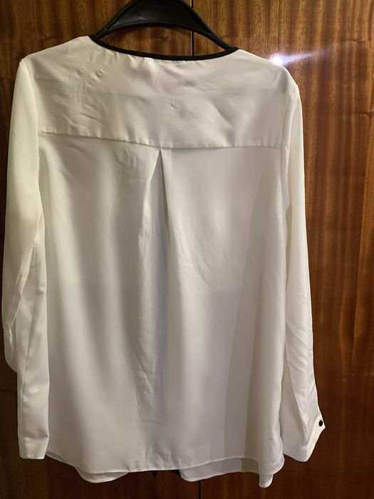 Блуза  біла шифон  TU