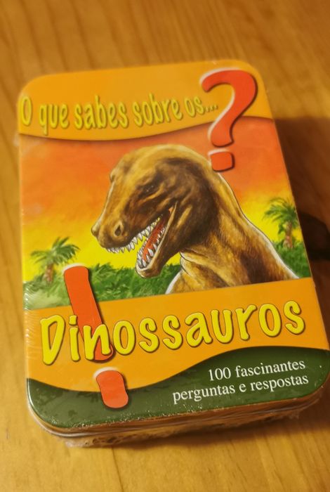 Jogo "O que sabes sobre Dinossauros NOVO ?"