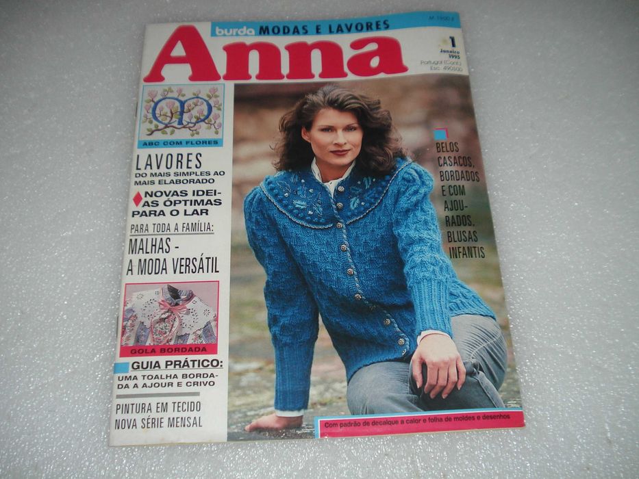 Revistas antigas Arraiolos, Burda,Labores Natal,Anna e muestras