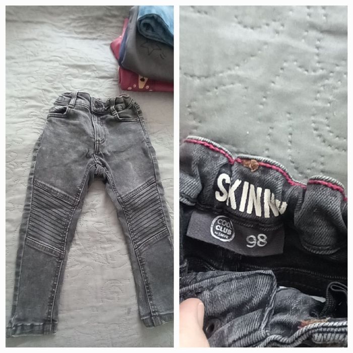 Zestaw bluzy i jeansy rozm 98