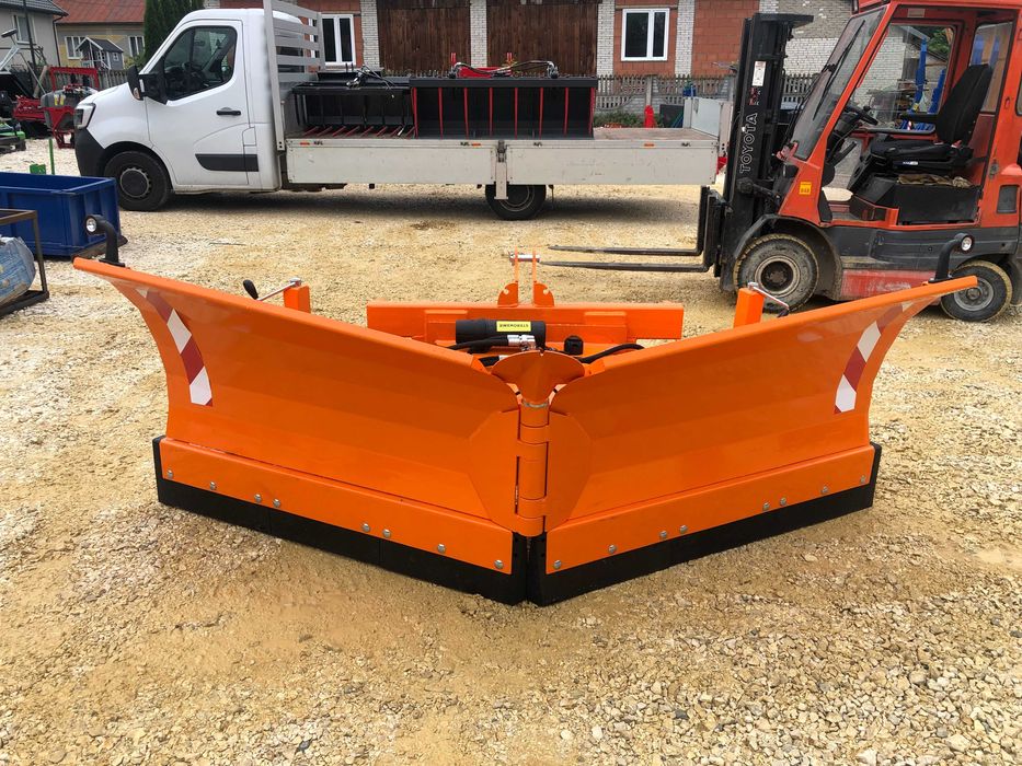 SOLIDNY pług do śniegu hydrauliczny volant 2,5/3,2m DOWÓZ