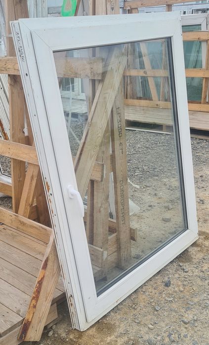 OKNO KacprzaK 112X138 OKNA Używane Plastikowe PCV Białe Lider Okna OLX