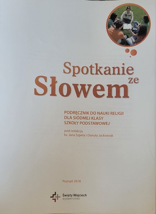 Religia - podręcznik dla klasy siódmej szkoły podstawowej
