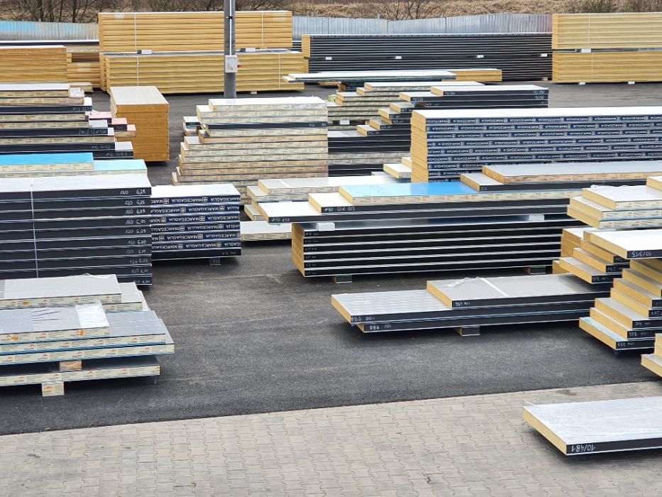 Płyta Warstwowa Płyty Warstwowe PIR ściana dach Płyta obornicka NOWA