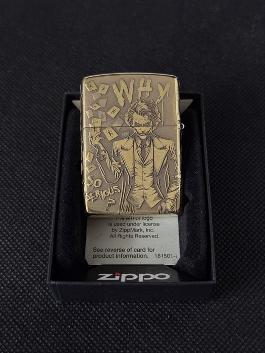 Нова оригінальна запальничка Zippo Joker Armor