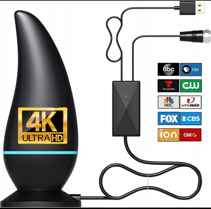 Antena telewizyjna CooBo obsługa 4K 1080p OUTLET
