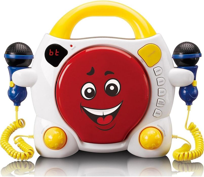 Przenośny odtwarzacz CD Lenco karaoke z Bluetooth dla dzieci