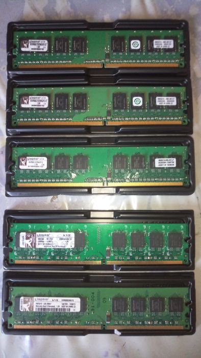 Оперативная память DDR2 3x512Mb и 2x1Gb