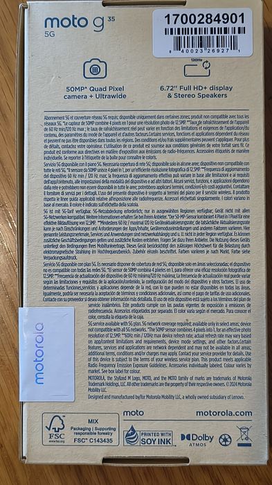 Motorola G35 5G - Novo