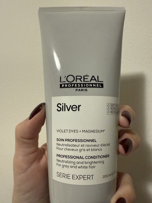 Кондиціонер догляд для волосся Loreal Professional Silver антижовтий