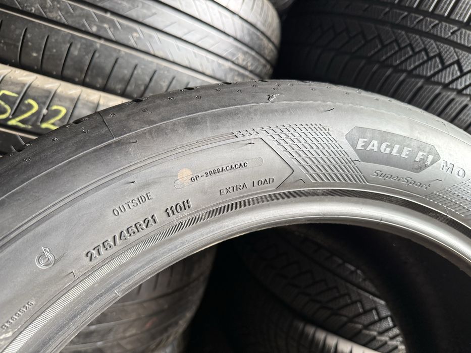 Літні шини 275/45 R21 Goodyear Eagle F1 Super Sport 2шт. 99% 2023