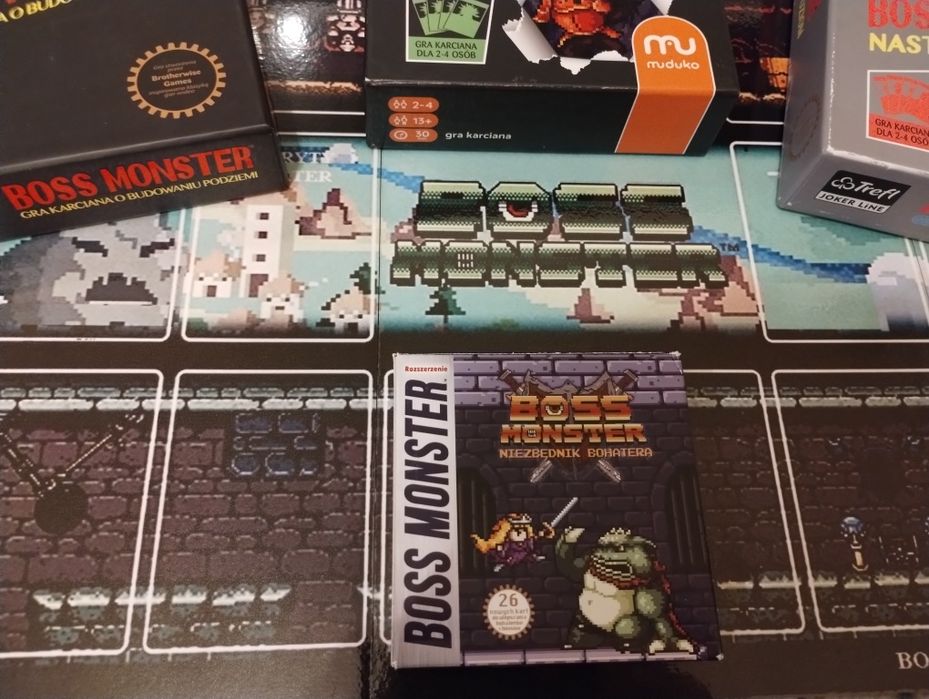 Boss Monster + Powstanie Minibosów + Następny Poziom+ Niezbędnik + ...