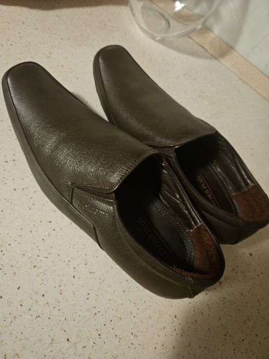 Buty męskie wsuwane skórzane rozmiar 7 41 wkładki 25,5 cm