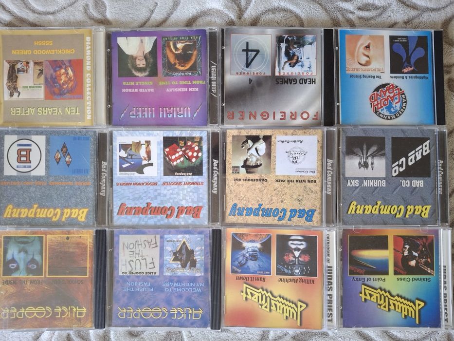 Продам CD Judas Priest, Alice Cooper, Bad Company, MMEB, Foreigner, K.Hensley+D.Byron, Ten Years After